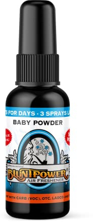 BluntPower 1.5oz High Concentrated Air Freshener - Baby Powder