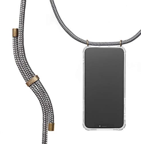 KNOK Phone Lanyard Case for Apple iPhone XR - Crossbody Phone Case with Strap, Lanyard Neck Strap Phone Neck Holder Phone Holder for Neck - Phone Necklace Case, Mobile Phone Cover Neck Strap