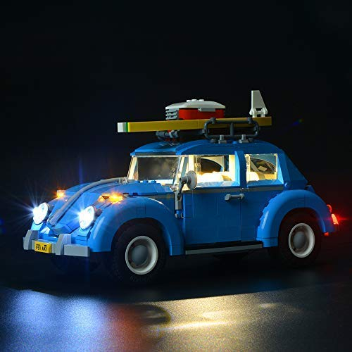 BRIKSMAX Volkswagen Käfer Led Beleuchtungsset - Kompatibel Mit Lego 10252 Bausteinen Modell - Ohne Lego Set