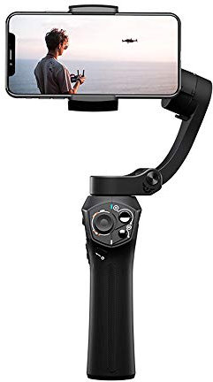 MYYINGELE 3-Axis Gimbal Stabilizer for Smartphone Gimble Handheld Compatible with iPhone 11/11pro/11pro max/XS/XS MAX/XR, HUAWEI P30/PRO/Mate20/PRO, Samsung S10/S10 Plus, Black