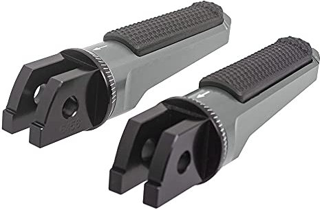 Repose-pieds de Moto Pédales Avant Conducteur Accessoires pour MT-07/Tracer 2014-2020 pour MT-09/SP 2013-2020 pour XSR700/XSR900 2016-2020 pour FJR1300A/AS 2013-2019 (Titane)
