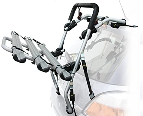 Porte-vélo arrière Padva 3 vélos compatible avec Renault Gran Modus à partir de 2007 – Max 45 kg – Porte-vélo en acier