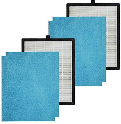 PUREBURG PM505 Replacement True HEPA Filter Set Compatible with PureMate PM 505 Air Purifier,H13 4-Stage Filtration Activated Carbon 2-Pack