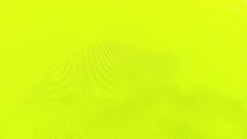 Modestoff Dekostoff universal Stoff Dekorieren Neon-Gelb Meterware