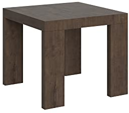 Itamoby, Tisch Roxell ausziehbar, Nussbaum, 90 x 90 cm, verlängert, 246 cm