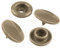 50 Druckknöpfe rund Snaps Druckknopf Snap Button Knöpfe Farb- Größenwahl, Größe:12mm, Farbe:dunkelbeige