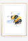 Din A4 Kunstdruck ohne Rahmen - Hummeln - Biene Bienen Insekt Aquarell Imker Druck Poster Bild Geschenk