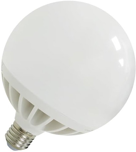 LED ATOMANT Bombilla LED E27 G120 Potentisima 25W. Color Blanco Neutro (4500K). Globo de 2450 Lumenes. 330 Grados Apertura.