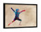 artboxONE Poster mit schwarzem Rahmen 18x13 cm Sport Fencing - Bild Sport beige fechten