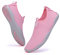 Vsufim Schnell trocknende Wassersport-Barfußschuhe, Aqua-Socken für Schwimmen, Strand, Pool, Surfen, Yoga, für Damen und Herren, Pink, 7.5 Women/6.5 Men