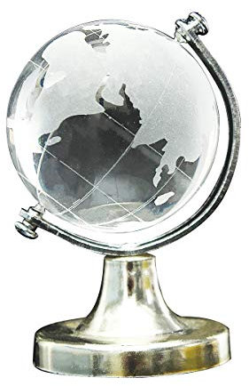 COSINE Briefbeschwerer aus Kristallglas, mattiert, Weltkugel, für Zuhause, Schreibtisch, Hochzeitsdekoration