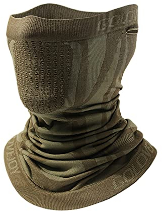 AYPOW Nackenwärmer Gesichtsmaske Herren Damen,Atmungsaktiv Winddicht Multifunktionstuch Outdoor Sportschal Schlauchschal Halswärmer Sturmhaube Halstuch Bandana Sturmhaub für Skifahren Motorrad Fahrrad