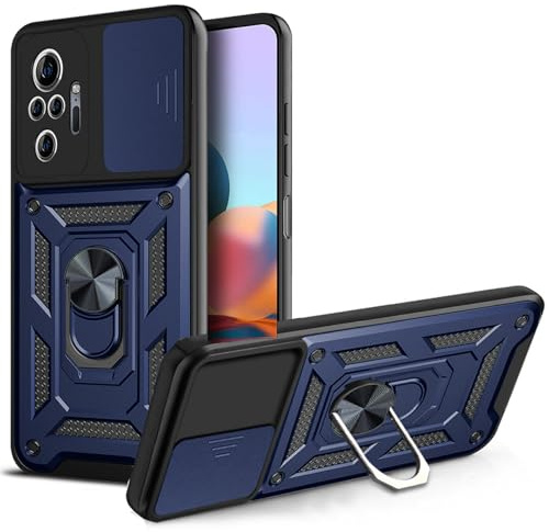 betterfon Handyhülle für Xiaomi Redmi Note 10 Pro | Stoßfest & Kratzfest | Mit Kameraschutz, Anti-Fingerabdruck & robustem Panzerschutz-Design | Blau