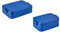 Mepal | Take a Break Duo Pack | Brotdose To Go | Lunchboxen für 2 bis 4 Sandwiches oder 4 bis 8 Brotscheiben | ideal für Meal Prep | Essenbox mit Unterteilung | Vivid blue