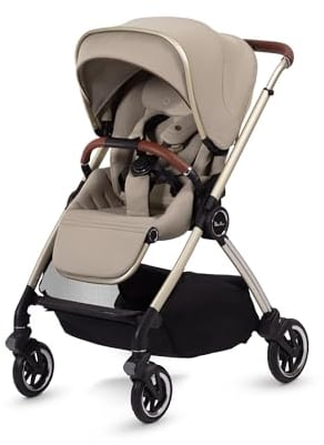 Silver Cross | Dune Kinderwagen | Reisewagen | Faltbarer & leichter Kinderwagen | Kompaktes Reisesystem | Neugeborene – 4 Jahre | Stone