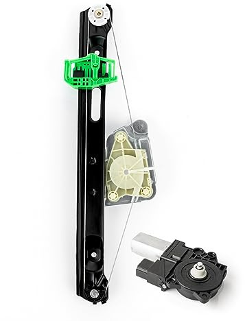 LST Elektrischer Fensterheber mit Motor hinten rechts für 4/5 Türer | Kompatibel mit BMW 1er E87 2004-2011, mit Komfortfunktion, Fensterführung, Fensterhebermechanismus, Antrieb