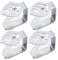 Lithyc 4 Stück Tischtuchklammern - Tischklammern FüR Gartentische - Tablecloth Clips, Adjustable Tablecloth Clips, Table Cover Clips, for Thick Tables Garden Table (Blatt)