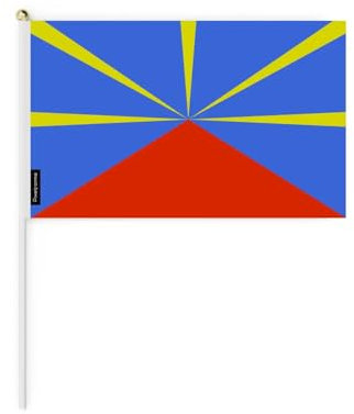 Lots Mini Drapeau Réunion en Plusieurs Tailles 14x21cm 50 pièces
