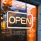 LightingWill Open Neon Schild, Open Schild LED mit 12V Ein/Aus Adapter, Open Leuchtreklamen für Business Light Up Sign für Bar, Salon, Store, Cafe, Shop, Club, Gelb/Weiß, Horizontal