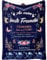 SECOGM Beste Freundin Geschenke, Geschenke für Freundin Decke, Geburtstagsgeschenk für Beste Freundin, Beste Freundin, Flauschig Decke für Beste Freundin, 152cm x 127cm(Marineblau)