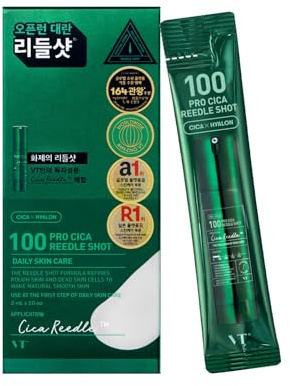 VT COSMETICS VT 100 PRO CICA REEDLE SHOT STICK POUCH (10EA) Serum für Microneedling Centella Asiatica