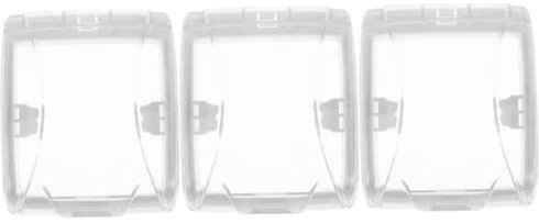 Hemobllo 3pcs Doorbell Cover Weatherproof Protector for Doorbell Chime Easy Installation Fits Models for Outdoor Use