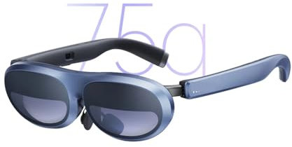 CAQBFRNL AR 3D Smart Glasses Micro OLED 215”Max Screen 50° FoV Viewing Compatible For Phones/compatible For Switch/compatible For PS5/compatible For Xbox/compatible For PC,VR All-in-One(Max 2)
