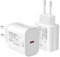 𝟐𝟎𝟐𝟓 𝐔𝐩𝐠𝐫𝐚𝐝𝐞 USB C Stecker Ladegerät Schnelle Ladestopfen 20W Typ-C Wandstecker PD Netzteilladegeräte für iPhone 16 15 14 13 12 11 Pro Max XS XR SE, Samsung, iPad, AirPods, Reise in Europa