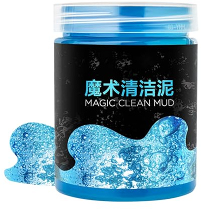 Car Slime Cleaner, Car Cleaner Gel, 3.31in 200g Eco Friendly Gel, Non Abrasive Auto Mud, Interior Leather Care for Windshield Tire Maintenance, Convertible Top