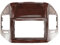 DYDGUTUFB Radioblende Für Mitsubishi Für Pajero V73 V60 V68 2004-2011 Auto Rahmen Fascia Adapter Canbus Box Radio Dash Montage Panel Kit(Only Frame Mahogany)