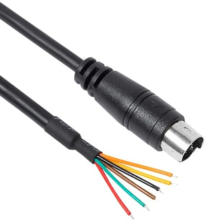 Teykst 6Feet CT-39A Packet Interface Cable 6 Pin Mini Din Breakout Cable for Yaesu FT-450D FT-8800R FT-991 FT-817 FT-897D FT-7900R FT-7800R