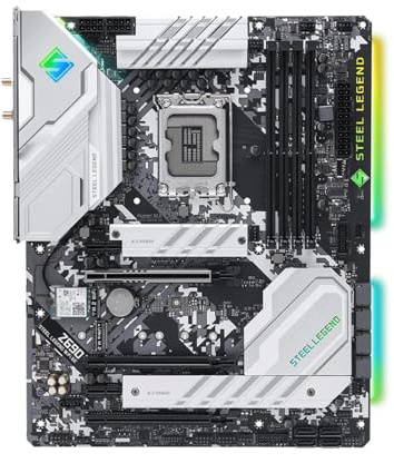 scheda madre Scheda madre Fit For ASROCK Z690 STEEL LEGEND WIFI 6E ATX for CPU (LGA 1700) Intel Core DDR4 M.2 NVMe SSD Desktop di 14a/13a/12a generazione
