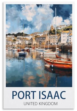 2000 Piece Jigsaws，Port Isaac United Kingdom Jigsaws Puzzles 2000 Pieces Teens Kids Jigsaw Entertainment Toys Brain Challenge Puzzle 70x100cm