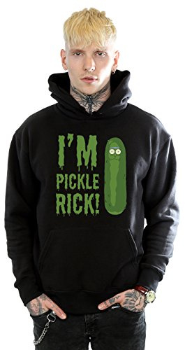 Absolute Cult Men's Rick And Morty I'm Pickle Rick Hoodie