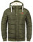 Blend Frederico Herren Winter Jacke Steppjacke Winterjacke gefüttert mit Kapuze und Teddy-Futter, Größe:XXL, Farbe:Ivy Green (77086)