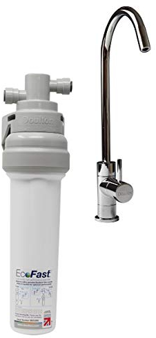 Purificateur d'eau Doulton ecofast sous évier avec cartouche ultracarb et robinet eau pure certifié NSF