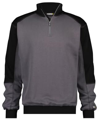 DASSY® Basiel DASSY® Basiel Zweifarbiges Sweatshirt - Größe 4XL - WEIß/ZEMENTGRAU