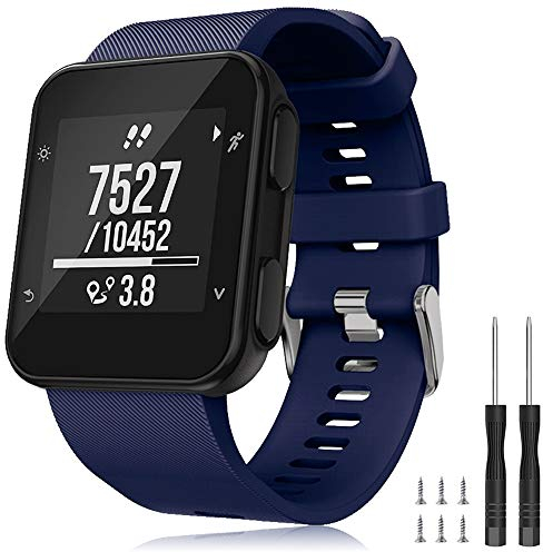 TOPsic Armband für Garmin Forerunner 35 Armband, Uhrenarmband Ersatzarmband Silikon Zubehör Armbänder für Forerunner 35 GPS Ersatz Armband