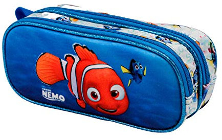 Findet Nemo Nemo-3D Doppelfedermäppchen, Blau