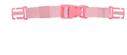 Belmil Zubehör-Verstellbarer Brustgurt für Schulranzen Schultasche Rucksack Max 29 cm, 100% PP-Gurtband- unelastisch (334/A Pink)