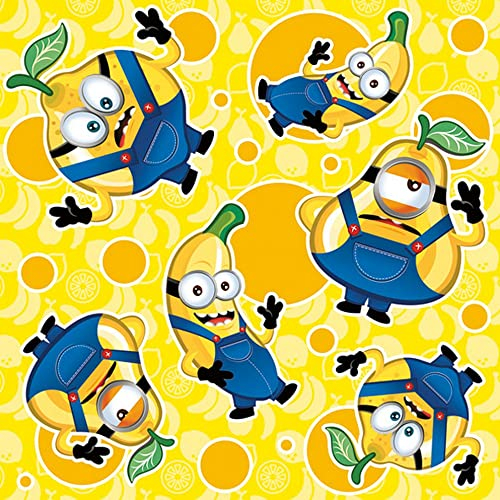20 Servietten Verr?ckte Obstfiguren | Banane | Birne | Apfel | Kinder | Geburtstag | Party | Kindermotiv | Jungen | Mädchen| lustig | witzig | Tischdeko 33x33cm