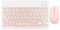 Combo de Teclado Y Mouse para Tableta de 10 Pulgadas, Teclado Bluetooth Inalámbrico Recargable Ultradelgado Portátil, para, iPad, Windows, iOS, Teléfono Celular con Tableta