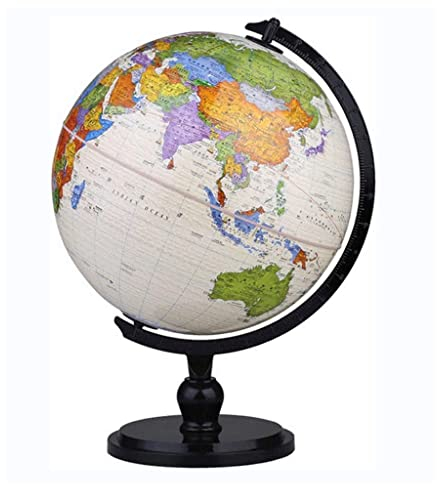 SZWH 9,8-Zoll-Globus mit Halterung Weltkugel Geographie Weltkugel Schreibtisch Klassenzimmer Dekoration Globus Heimdekoration