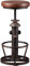 Vintage Bar Stools Fire Hydrant Design Swivel PU Seat 24-30inch Counter Height Adjustable Industrial Kitchen Island Stool Retro Dining Chair Farmhouse Office Guest Stool