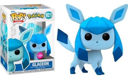 Funko Pop Pokemon Figur Glaceon Flocked Limited Edition #921 – Exclusive Special Edition – Pokemon Spielzeug