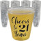 Cloverjoyed 21st Birthday Plastic Shot Glasses, 100 Pack, Cheers to 21 Years Disposable Party Drinking Mini Cups, Party Favors, Decorations, Games, Gag Gifts