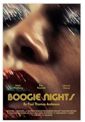 AAVEDA Filmposter Boogie Nights auf Leinwand, Schlafzimmer, Dekoration, Sportlandschaft, Büro, Raumdekoration, Geschenk, ungerahmt, 30 x 45 cm