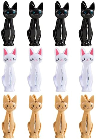 PRETYZOOM Pinces À Linge Coupe-Vent 12 Pièces Clips De Vêtements pour Séchage en Extérieur Forte Tenue pour Couette Feuille Et Rideau Organisation De Buanderie