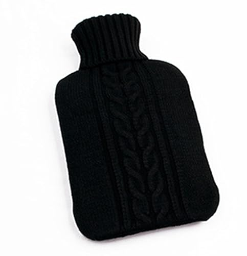 SOESFOUFU Bettwärmer gestrickte Abdeckung Wasserbeutel Hände Wärmflaschenbezug für Damen Wärmflaschenetui Herbst und Winter Kappe der Wasserflasche warme Handschuhe Thermosflasche