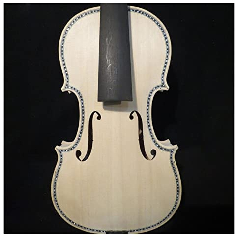 Geige Unfertige 5 Saiten Inlay Violine 4/4 Erwachsene Geige Akustische Violine Unfertiger Violine Violine